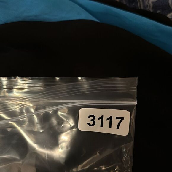 Alice + Olivia Chiffon BLU/BLK Dress with adjustable shoulder straps SZ XS - Picture 6 of 6